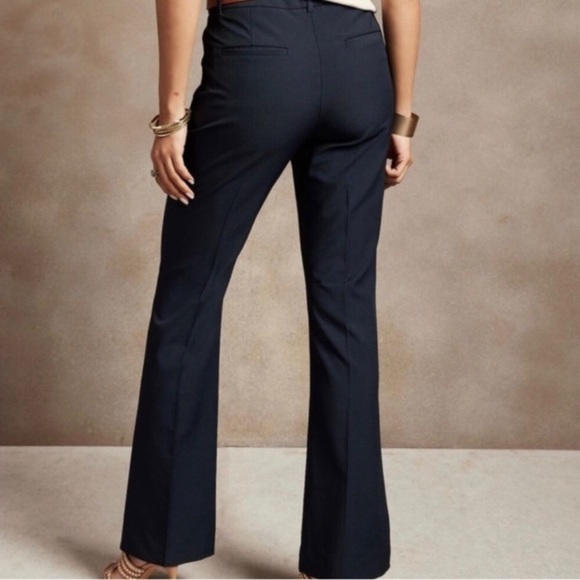 NWT! Banana Republic Navy Giovanna Sculpted Bootcut Pants 💛 - Picture 2 of 9